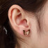 Small butterfly earrings Metal Butterfly KES-048-ROSEGOLD