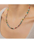 Фото #4 товара Cameron Sterling Silver Multicolor Quartz Beaded Necklace