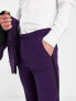 ASOS DESIGN super skinny tuxedo suit trousers in purple