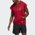 Фото #1 товара adidas men Donovan Mitchell Short Sleeve Hoodie