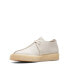 Фото #12 товара Clarks Trek Cup 26165824 Mens White Suede Oxfords & Lace Ups Casual Shoes