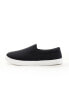 Фото #2 товара Truffle Collection canvas slip on trainers in black