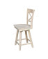 Charlotte Counter Height Stool with Swivel and Auto Return