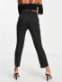 ASOS DESIGN Hourglass slim cigarette trouser in black