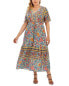 Фото #1 товара Nino Balcutti Plus Maxi Dress Women's