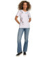 ფოტო #4 პროდუქტის Women's Embroidered Motif T-Shirt