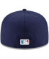 Фото #4 товара Men's Navy, Light Blue Chicago Cubs 2021 City Connect 59FIFTY Fitted Hat