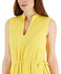 ფოტო #4 პროდუქტის Women's Split-Neck Sleeveless Tiered Midi Dress