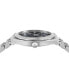 ფოტო #2 პროდუქტის Salvatore Men's Swiss Diamond (1/20 ct. t.w.) Stainless Steel Bracelet Watch 40mm