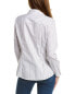 Jones New York Stripe Easy Care Shirt Women's White Xs