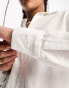 New Look linen blend shirt in white