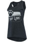 Фото #3 товара Women's Navy Penn State Nittany Lions Ferris Melange V-Neck Tank Top