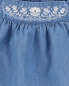 Baby Embroidered Chambray Dress 18M