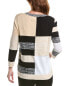 Фото #2 товара Edinburgh Knitwear Marled Colorblocked Sweater Women's