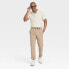 Men's Slim Fit Tech Chino Pants - Goodfellow & Co Tan 38x30