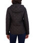 Фото #2 товара Women's Junior's Quilted Jacket with Hood