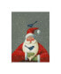 Фото #1 товара Margaret Wilson 'Santa With Bluebirds' Canvas Art - 14" x 19"