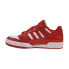 Фото #4 товара Adidas Forum Low CL Men's Shoes Scarlet-White HQ1495