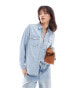 New Look denim shirt in light blue BLAU, 38 - фото #1