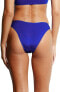 Фото #2 товара Seafolly Pheonix Women's Swimwear High Leg Bikini Bottom Size 10 Blue 182205