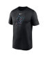 ფოტო #2 პროდუქტის Men's Black Miami Marlins Team Arched Lockup Legend Performance T-shirt