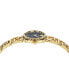 ფოტო #2 პროდუქტის Women's Swiss Greca Goddess Gold Ion Plated Stainless Steel Cut-Out Bracelet Watch 28mm
