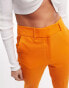 Фото #6 товара ASOS DESIGN slim skim cigarette trouser in orange