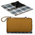 Oniva® by English Plaid & Camel Blanket Tote Outdoor Picnic Blanket