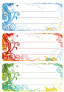 HERMA 5982 - Multicolour - Rectangle - Permanent - Paper - 9 pc(s) - 3 pc(s)