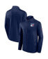 Фото #4 товара Men's Navy New York Rangers Authentic Pro Rink Fleece Full-zip Jacket