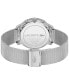 Men's Replay Multifunction Silver-tone Stainless Steel Mesh Bracelet Watch 44mm