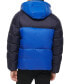 Фото #2 товара Men's Colorblock Performance Hooded Puffer Jacket