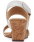 Фото #7 товара Women's Kyarra Faye Slingback Wedge Sandals