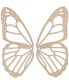 ფოტო #2 პროდუქტის Gold-Tone Butterfly Wing Earrings