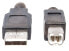 Фото #5 товара Кабель USB-A to USB-B Manhattan - 15 м - Мужской-Мужской - Активный - Черный - 480 Мбит/с (USB 2.0) - С встроенным чипсетом и усилителем - Эквивалент USB2HAB50AC - Высокоскоростной USB - Гарантия три года - Полиэтиленовый пакет - 15 м - USB A - USB B - USB 2.0 - Мужской/Мужской - Черный