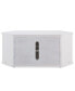 Фото #2 товара Тумба Leick Home riley Holliday Cottage White 56" Corner TV Console with Bookcase/Display