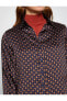 Фото #5 товара Рубашка Koton - Цветочная сатиновая с длинным рукавом Melis Ağazat