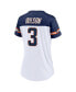 ფოტო #3 პროდუქტის Women's Russell Wilson White Denver Broncos Athena Name and Number V-Neck Top