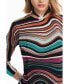 ფოტო #3 პროდუქტის Women's Wavy striped sweater