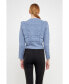 Фото #2 товара Women's Chunky Wool Knit Detailed Sweater