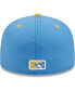 Фото #5 товара Men's Royal Myrtle Beach Pelicans Authentic Collection Team Home 59FIFTY Fitted Hat