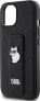 Karl Lagerfeld Karl Lagerfeld KLHCP15MGSACHPK iPhone 15 Plus 6.7" czarny/black hardcase Gripstand Saffiano Choupette Pins