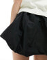 Фото #6 товара ASOS DESIGN taffeta bubble mini skirt in black