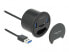 Фото #1 товара Delock 2 Port Tisch-Hub 2 x SuperSpeed USB Typ-A und Card Reader für SD Micro