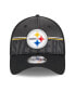 Фото #2 товара Men's Black Pittsburgh Steelers 2023 NFL Training Camp 39THIRTY Flex Fit Hat