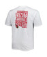 Фото #3 товара Men's White Arizona Cardinals Big and Tall Hometown Collection Hot Shot T-shirt