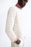 Textured open-knit sweater