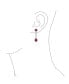 ფოტო #6 პროდუქტის Bridal Statement Teardrop Pave Crown Halo Cubic Zirconia AAA CZ Dangle Chandelier Clip On Earrings For Women More Colors