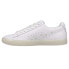 Puma Clyde Flagship Lace Up Womens White Sneakers Casual Shoes 383754-01 10 - фото #3