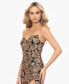 Фото #4 товара Juniors' Floral-Sequined Strapless Gown